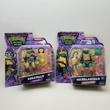 Teenage Mutant Ninja Turtles MUTANT MAYHEM TMNT DONATELLO & MICHELANGELO MOSC