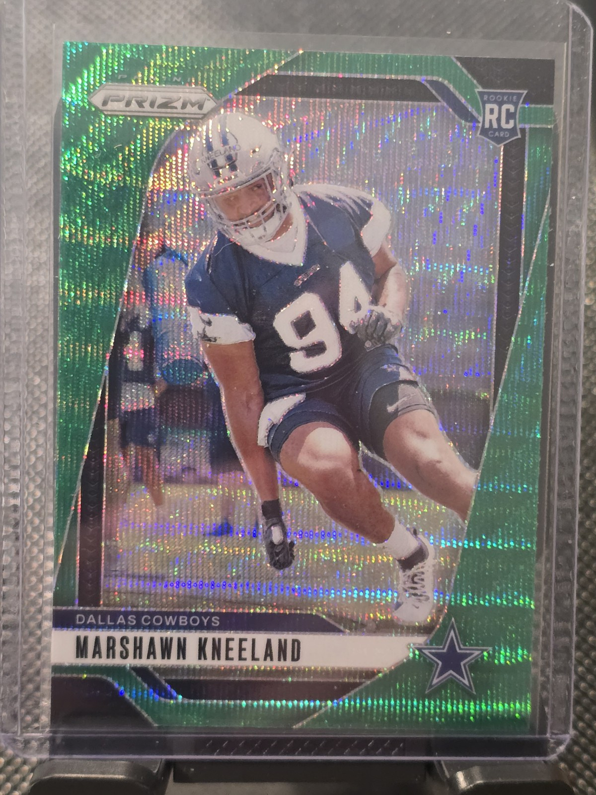 2024 Panini Prizm- Green Wave Prizm #373 Marshawn Kneeland (RC)