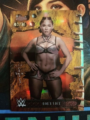 2025 Topps Chrome WWE Cactus Jack Lola Vice Orange /25