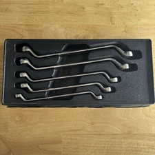 Snap On Metric Deep Offset Double Box End Wrench Set 60 Degree 10-19mm XOM605