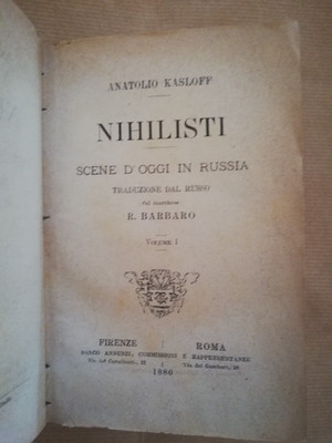 NIHILISTEN - KASLOFF - HEUTIGE SZENEN IN RUSSLAND - 1880 - SEHR SELTEN!