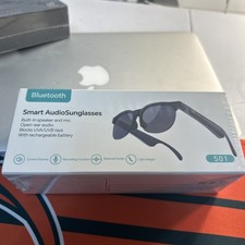 S01 Bluetooth Audio Sunglasses with Speaker, Mic, UV Protection, Rechargeable Ne
