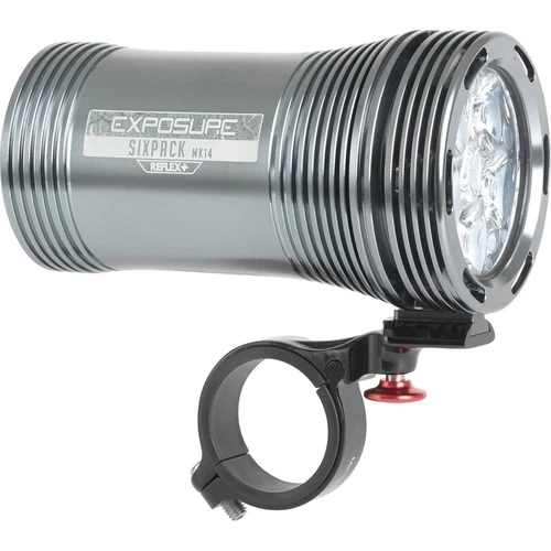 Exposure Six Pack Mk14 Headlight Grey, One Size