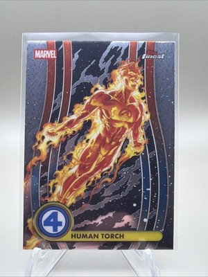2026 Topps Finest Fantastic Four - Human Torch #003 - Common