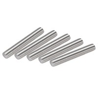 5 StüCk M10 X 60 Mm Vollgewindestange Rechtsgewinde, M10-1,5 Gewindesteigung