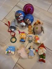 Christmas BUNDLE resin ornaments Write family members names and hang Set of 15