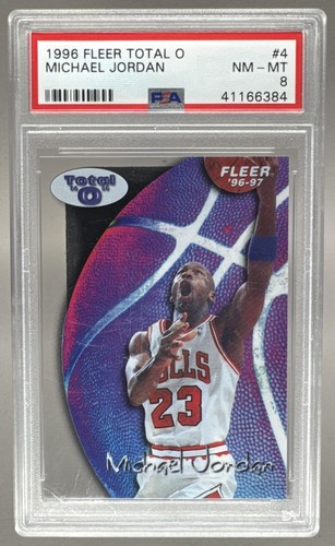41166384 Michael Jordan 1996 Fleer #4 Total O PSA 8