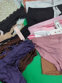 NWT Victoria Secret VS Pink Panty Lot of 50 Size Large Wholesale Resale Styles