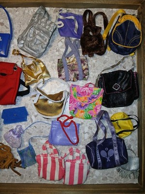 Barbie And 1/6 Scale Assorted Brands Types Purse Handbags Totes