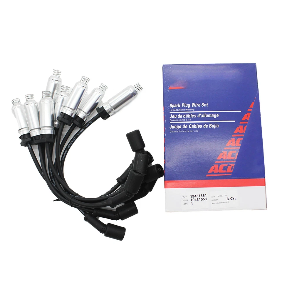 OEM Spark Plug Wire Set 19431551 for Chevrolet Silverado 1500 2014-2022 Foto 2 de 4
