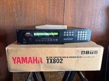 YAMAHA TX802 FM TONE GENERATOR SYNTHESIZER 2U RACK w/ box New internal battery