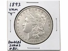 1893 Morgan Silver Dollar VAM-4 Doubled Stars Variety AU Key Date Rare $1 Coin