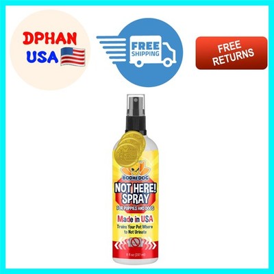 8 Oz Not Here Spray - Effective Dog Pee Deterrent for Indoor & Outdoor Use