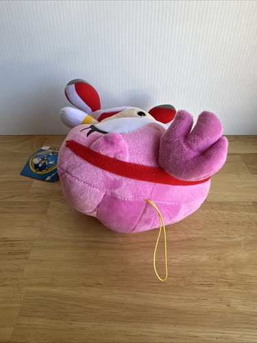 Sonic the Hedgehog Amy Sleep Sitting 7" Plush Toy New with Tags NWT - Picture 6 of 10