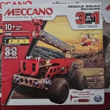 Meccanno Rescue Squad 3-in-1 #15202 Level 1 Beginners Set