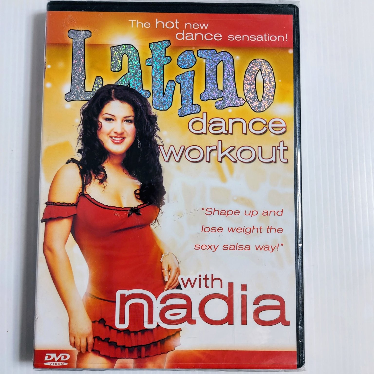 Latino Dance Workout DVD 2004 Nadia Almada Fitness Salsa Sealed