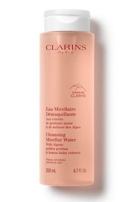 Clarins Micellar Water Sensitive Skin, Alpine, Lemon Balm, 6.7 fl oz, $34 RV New