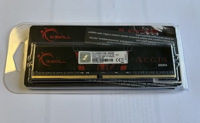 G.Skill Aegis 16GB DDR4-3200 RAM PC4-25600 F4-3200C16S-16GIS Neu OVP