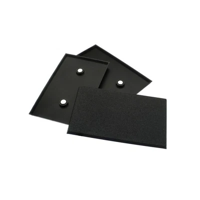 MAKE IT PAINT IT 50x75mm Rectangle Wargaming Plastic Bases + Magnet for Miniature Games, OW, D&D