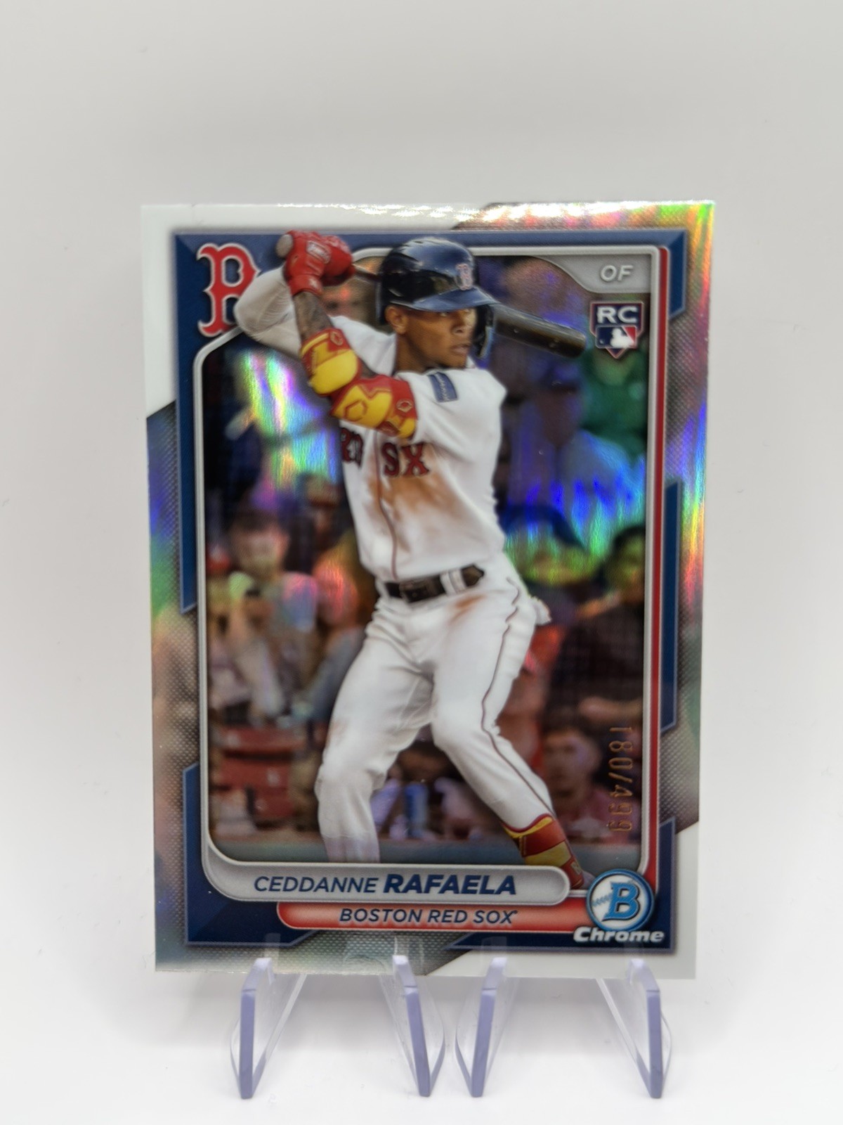 2024 Bowman Chrome #5 Ceddanne Rafaela Refractors #/499