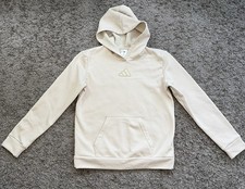 Adidas Youth Pullover Hoodie Size XL 18/20 Beige Unisex