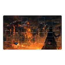 New Mlikemat Playmat Lava Golem Yami Marik TCG CCG OCG Trading Card Game Mat