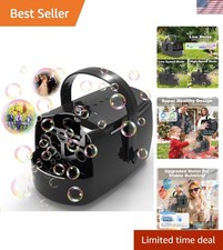 Automatic Bubble Machine with 18000 Bubbles/Min - Perfect Party Entertainment