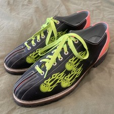 Linds Buty do kręgielni Męskie 13/48 Zielone Sznurowane Skóra Custom Made Vibram