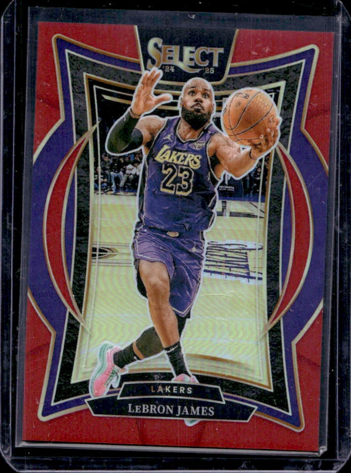 2024-25 Select LeBron James Concourse Red Prizm #178/199 Lakers