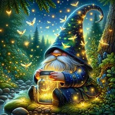 Gnomes 5D Diamond Art Kit For Adults Full Drill DIY Wall Art Decoration Set