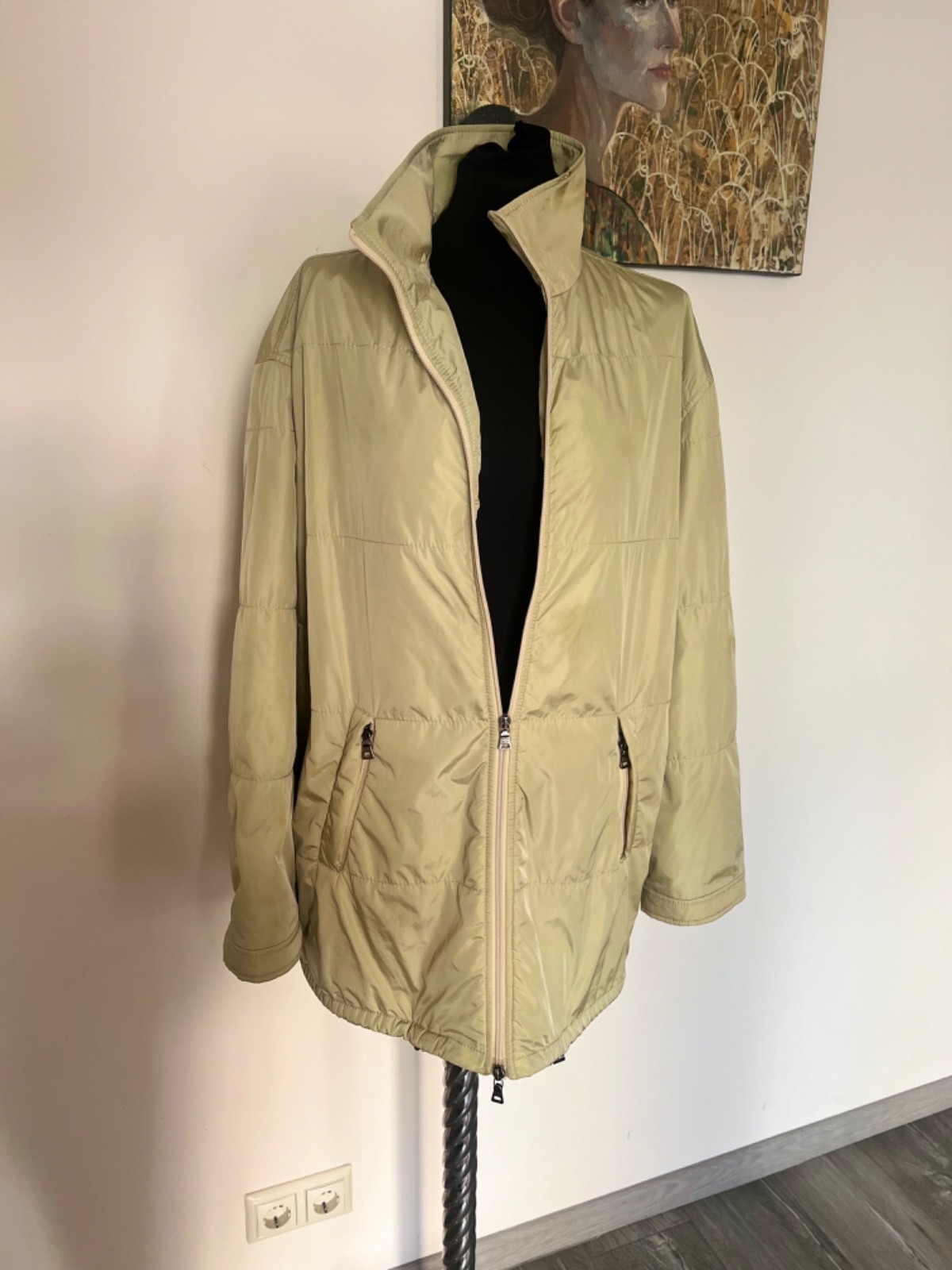 Vintage Prada Jacket Size S Oversized Unisex Fit (M/L) Designer Outerwear thumbnail 3