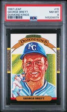 1987 Leaf Canadian - Diamond Kings George Brett #15 💎 ( PSA 8 ) 💎