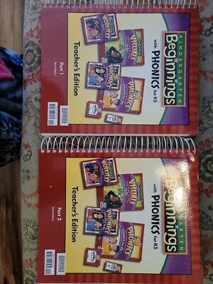 BJU Kindergarten Beginnings with Phonics for K5 Teacher's Edition Parts 1 & 2