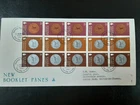 (GGY-200) GUERNSEY FDC 1982- New booklet panes coins 5p, 13p & 8p Mercury