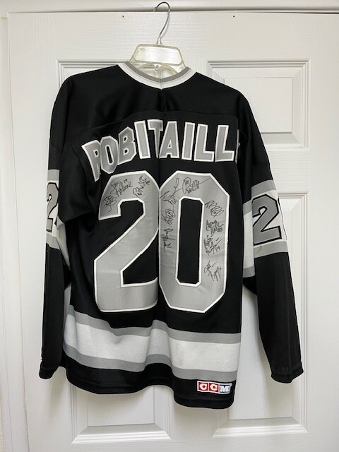 Luc Robitaille Multi Signed Los Angeles Kings CCM Authentic Jersey Size L - Main Image