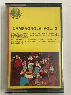 CAMPAGNOLA VOL 3 - MC MUSICASSETTA NUOVA E SIGILLATA  