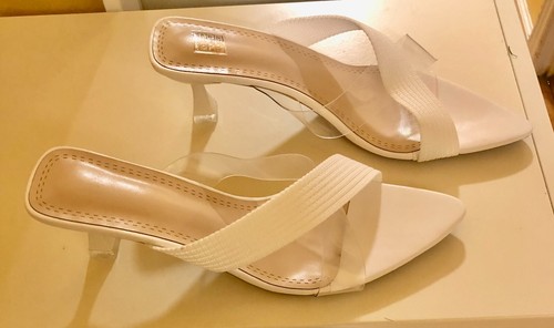 Women's Unbranded Dress Shoes Sandals Size 8 White - Picture 2 of 5