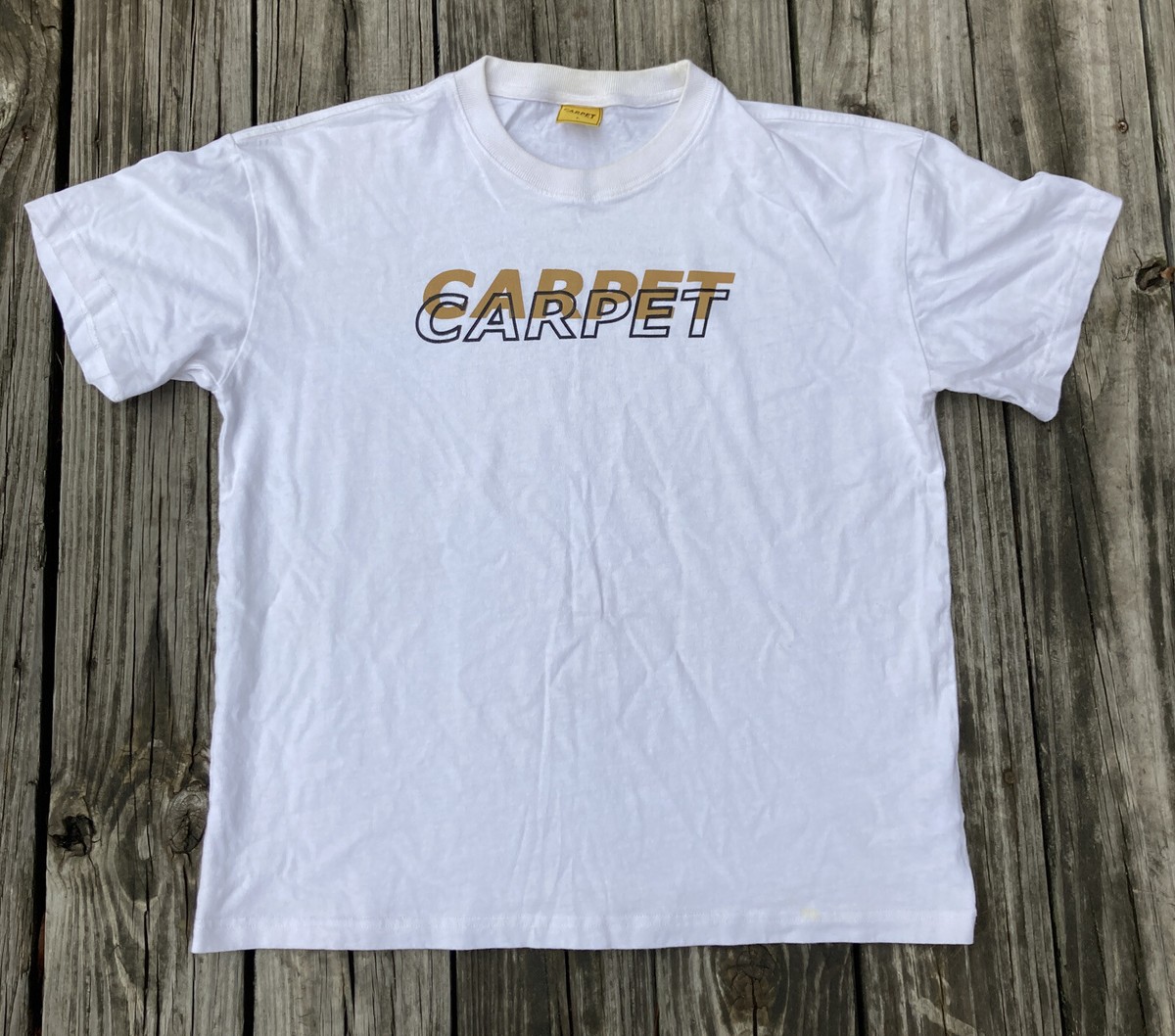 【CARPET COMPANY】Throwing Star Tee White 8-10-23-Carpet-Throwing-star-