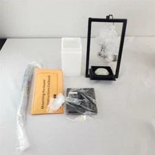 = Justice Design Fusion Laguna Mini Pendant 1-Light Opal Blk FSN-7515W-OPAL-MBLK