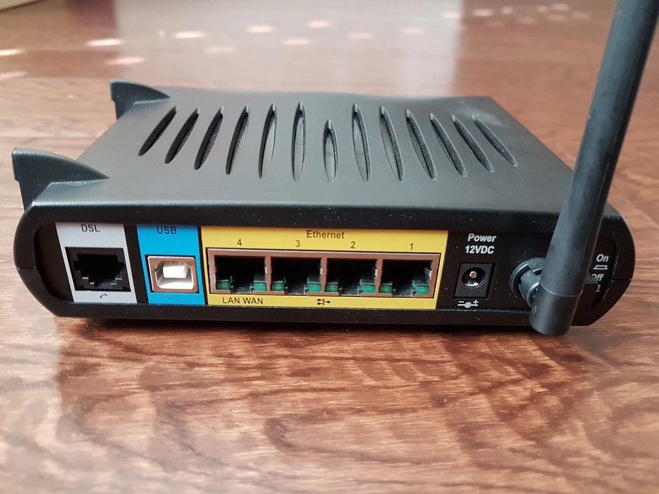 SpeedStream 6520 Wireless Residential Gateway Compact ADSL with USB 060-N651-A08 - Image 3 of 4