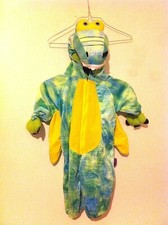 Boys Green Alligator Holloween Costume Size 1T-2T EUC  