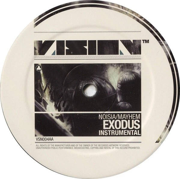 Noisia - Exodus Ft KRS-One 12" vinyl Drum&Bass Jungle Neurofunk 2007 VG/VG+ - Image 4 of 4