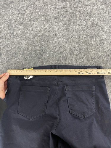 Bonita Jeans Womens Size 20 Skinny Leg Big Navy Blue Stretch Denim Pants N260 - 第 8/11 張圖片