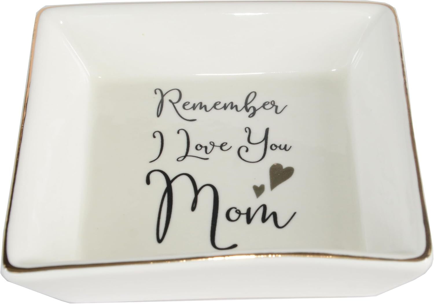 Bandeja de joyería de plato con soporte para anillo de cerámica, plato de baratija decorativo para anillos pendiente