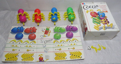 VINTAGE Original Cootie Game NEAR COMPLETE Milton Bradley 1986