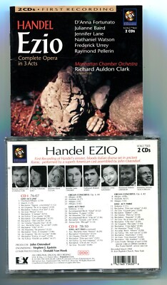 Händel, Ezio, Doppel-CD, Manhattan Chamber Orchestra, Richard Auldon Clark