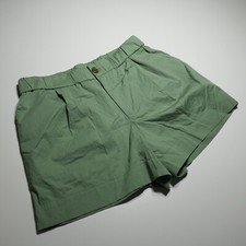 NWOT A New Day Shorts Size Medium Cotton Stretch Green Easy Relaxed Beach Casual
