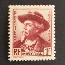 SORTI ALBUM FRANCE 1941 POETE FREDERIC MISTRAL N 495 NEUF*