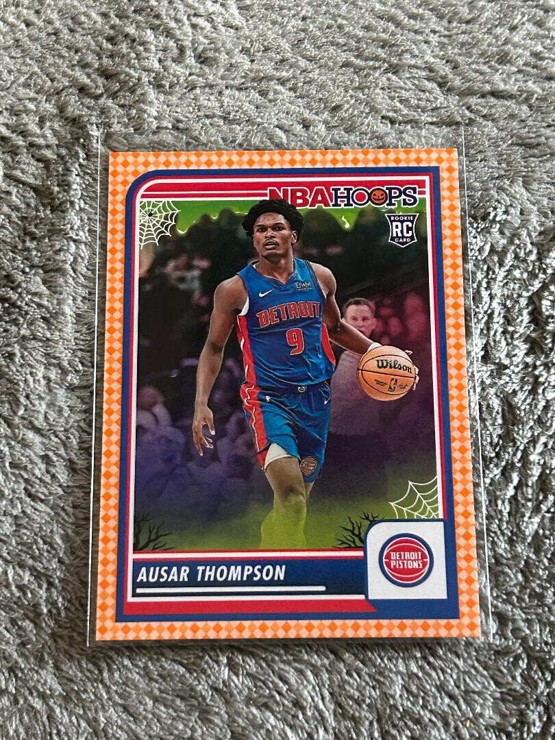 924-6 2023-4 Panini Haunted Hoops RC Orange Ausar Thompson Detroit Pistons