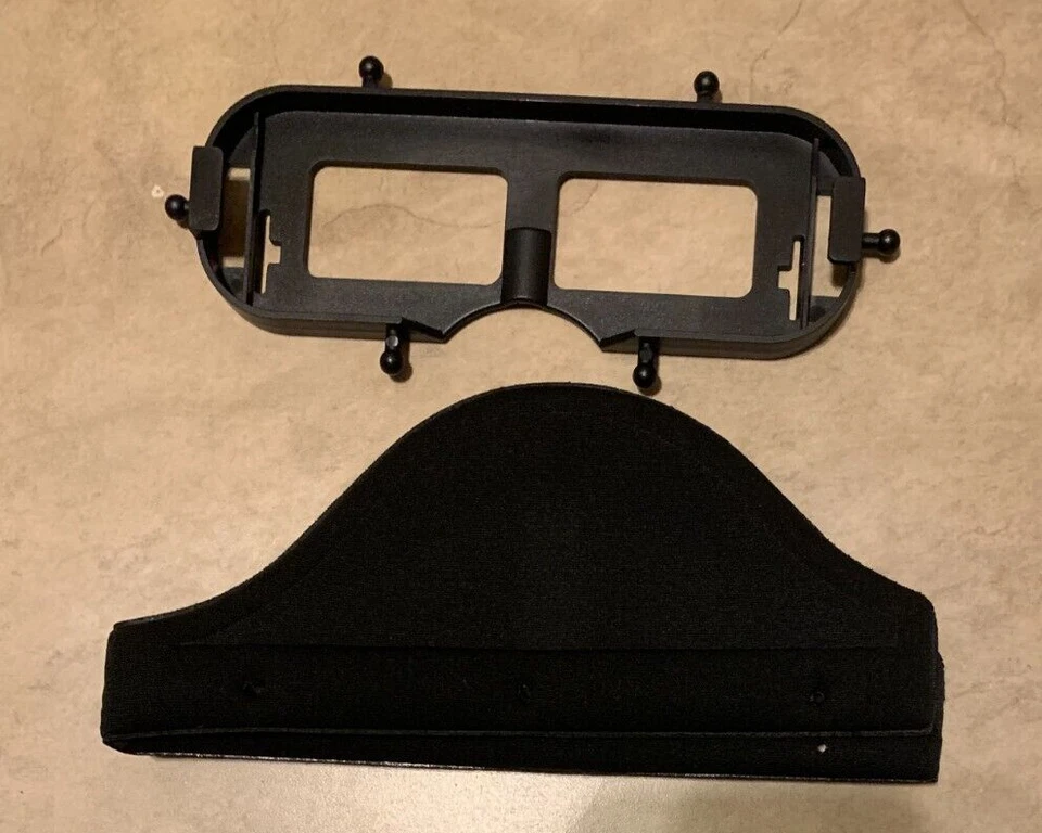 Nintendo Virtual Boy System Exact Replacement Stand + Visor Eyeshade Bracket NEW - Image 3 of 4